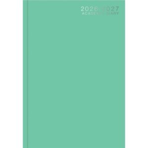 Mint Classic Academic Day To View A5 Diary 2026 - 2027