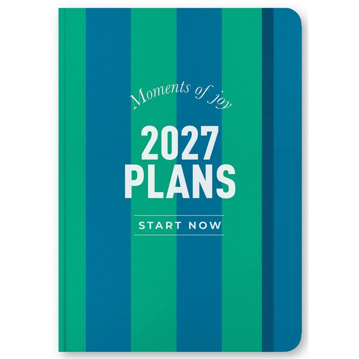 Moments of Joy Blue & Green A5 Diary 2027