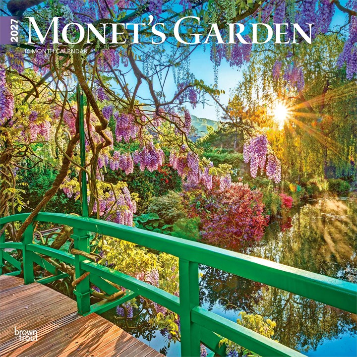 Monet's Garden Calendar 2027