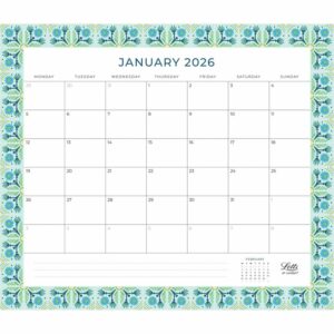 Mosaic Border Calendar 2026