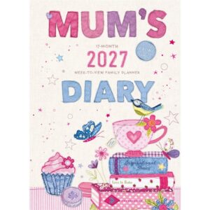Mum's Fabric A5 Planner Diary 2026 - 2027