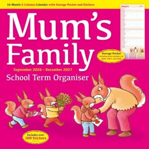 Mum's Family School Term Organiser 2026 - 2027