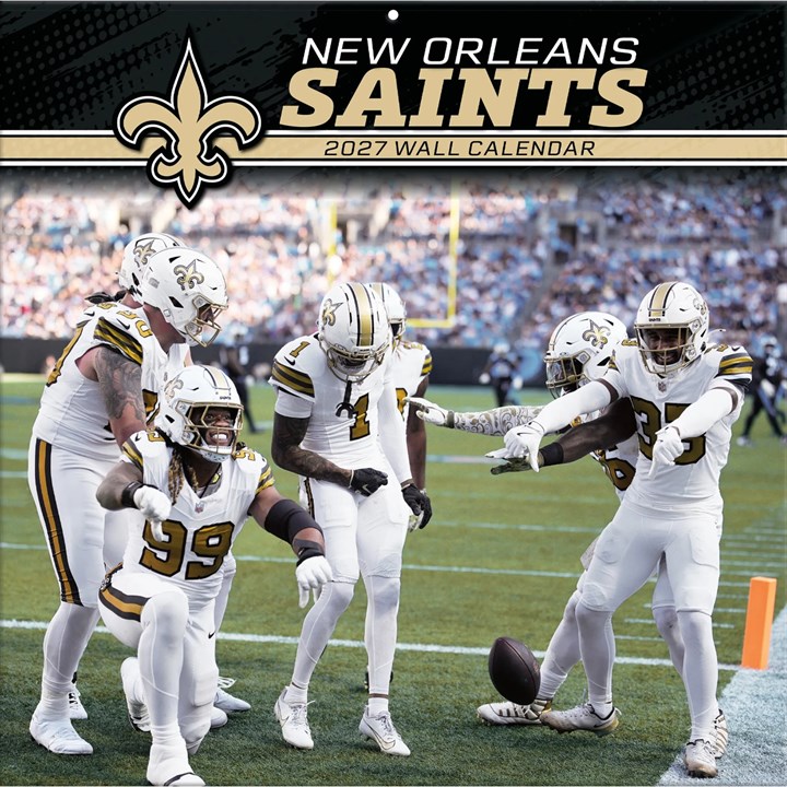 New Orleans Saints NFL Calendar 2027