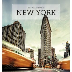 New York Easel Desk Calendar 2027