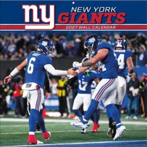 New York Giants NFL Calendar 2027