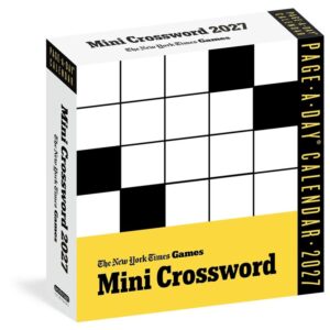 New York Times Mini Crossword Desk Calendar 2027