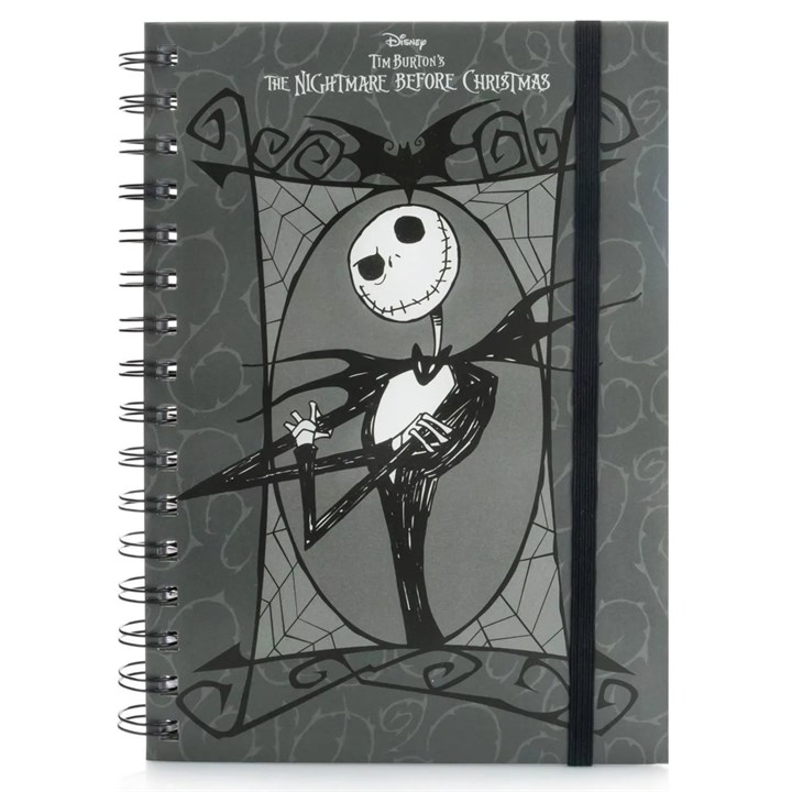 Nightmare Before Christmas Grey Wiro A5 Notebook