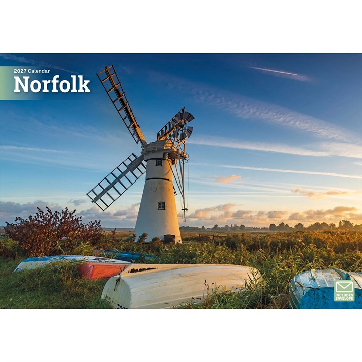 Norfolk A4 Calendar 2027