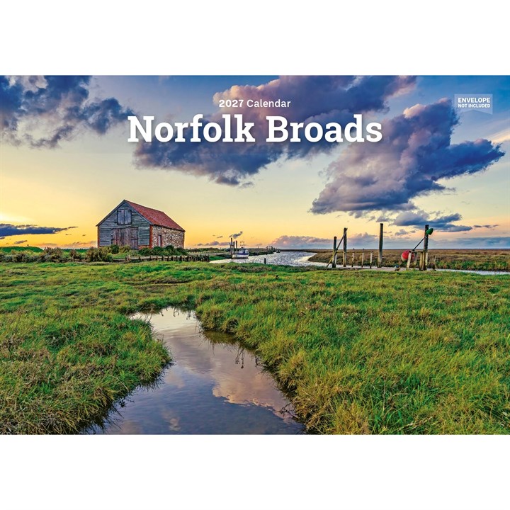 Norfolk Broads A5 Calendar 2027