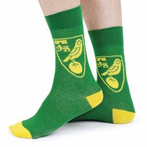 Norwich City FC Crest Socks - Size 7 - 11