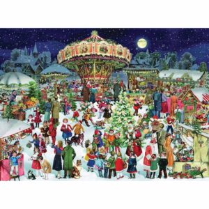 Nostalgic Christmas Market Premium Traditional Advent Calendar
