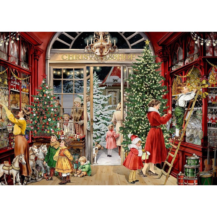 Nostalgic Christmas Shop A4 Traditional Advent Calendar
