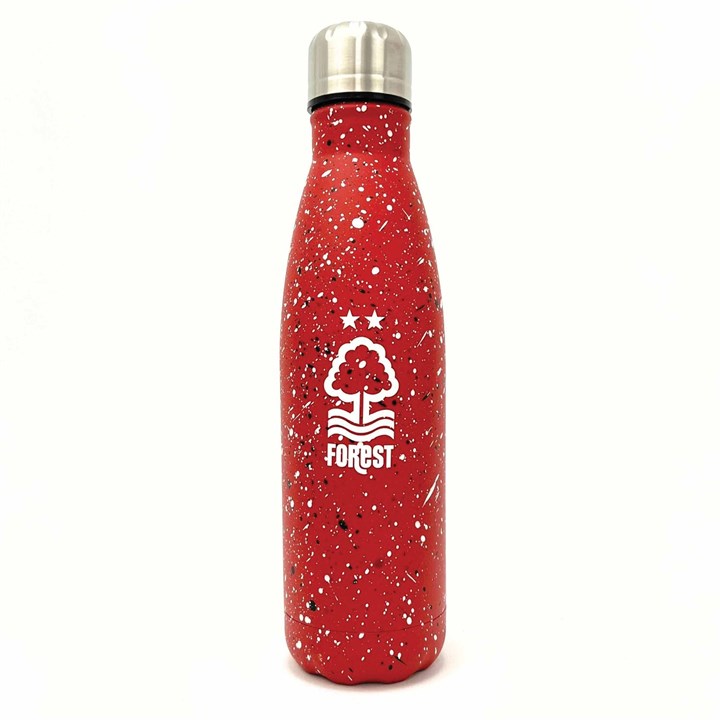Nottingham Forest FC Paint Splatter Water Bottle