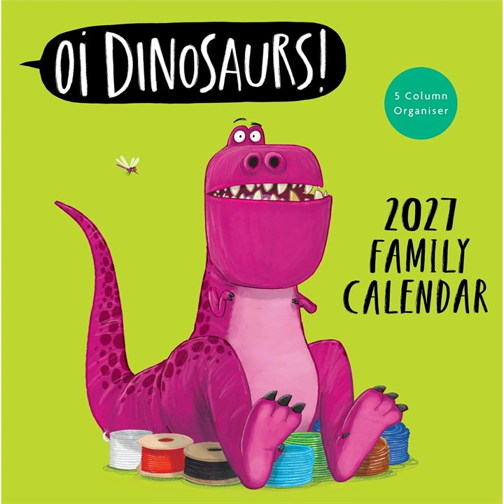 Oi Dinosaurs Family Planner 2027