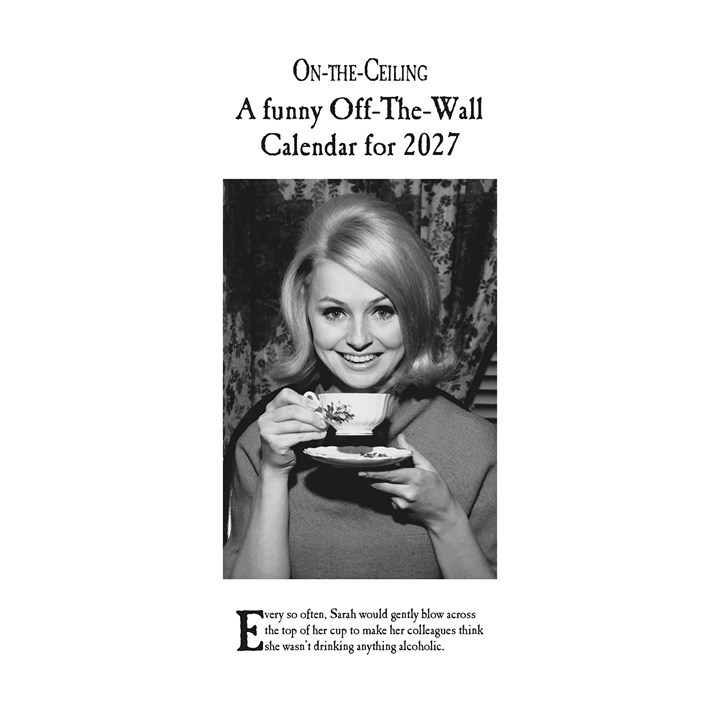 On-The-Ceiling Slim Calendar 2027