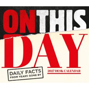 On This Day Desk Calendar 2027