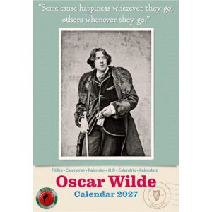 Oscar Wilde A5 Calendar 2027