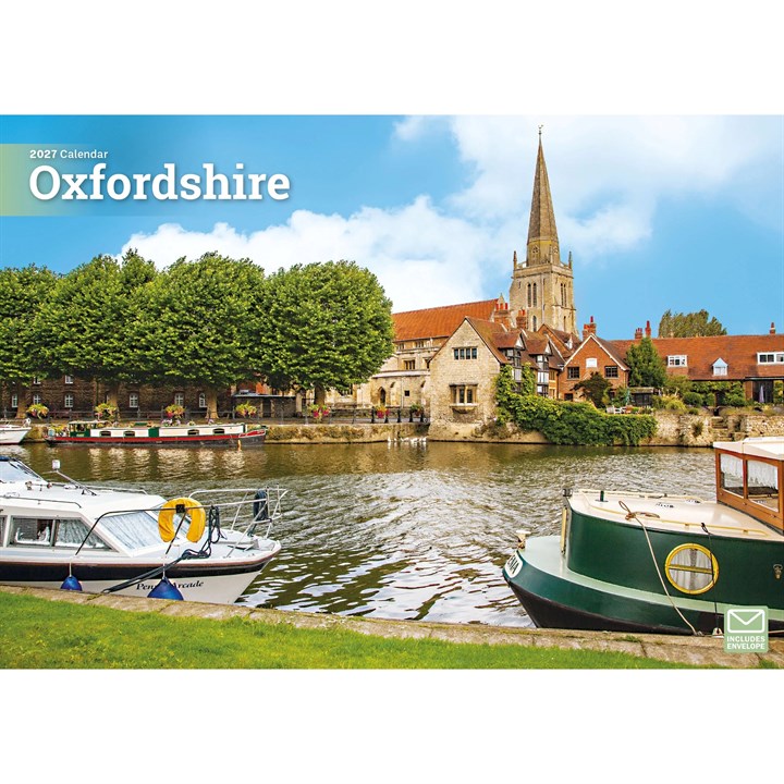 Oxfordshire A4 Calendar 2027