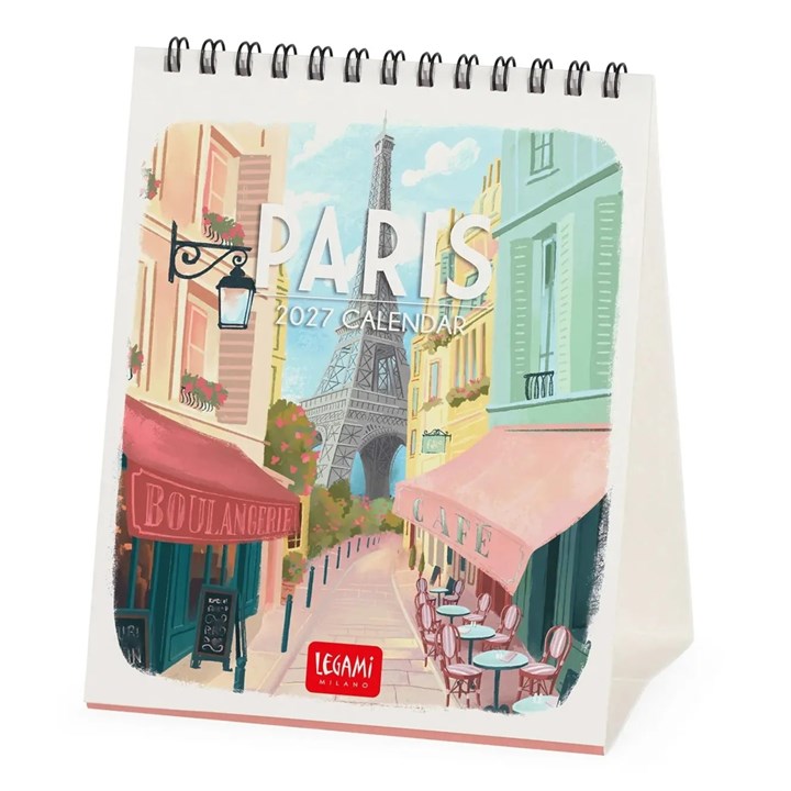 Paris Easel Desk Calendar 2027