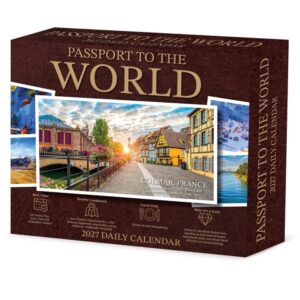 Passport to the World Desk Calendar 2027