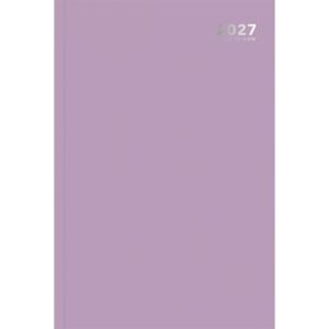 Pastel Lilac Hardback Week-To-View A4 Diary 2027