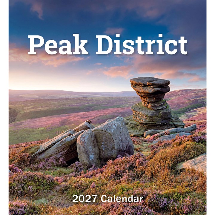 Peak District Mini Easel Desk Calendar 2027