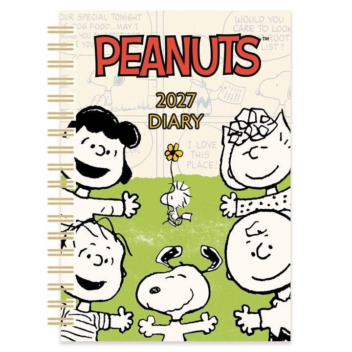 Peanuts A5 Diary 2027