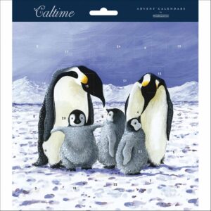 Penguins Happy Family Square Traditional Advent Calendar