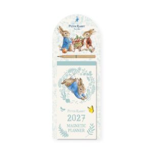 Peter Rabbit Illustrated Magnetic Slim Calendar 2027