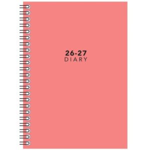 Pink Academic Week To View A5 Diary 2026 - 2027