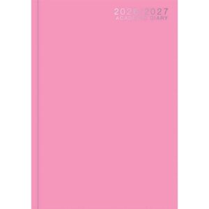 Pink Classic Academic Day To View A5 Diary 2026 - 2027