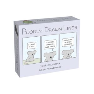 Poorly Drawn Lines Desk Calendar 2027