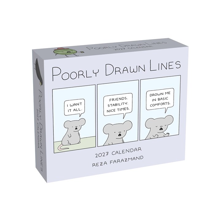 Poorly Drawn Lines Desk Calendar 2027