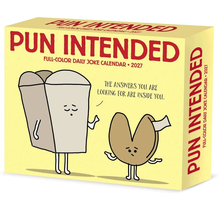 Pun Intended Desk Calendar 2027