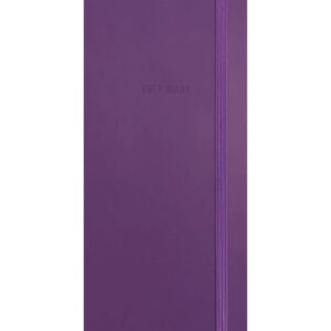 Purple Soft Touch Slim Diary 2027