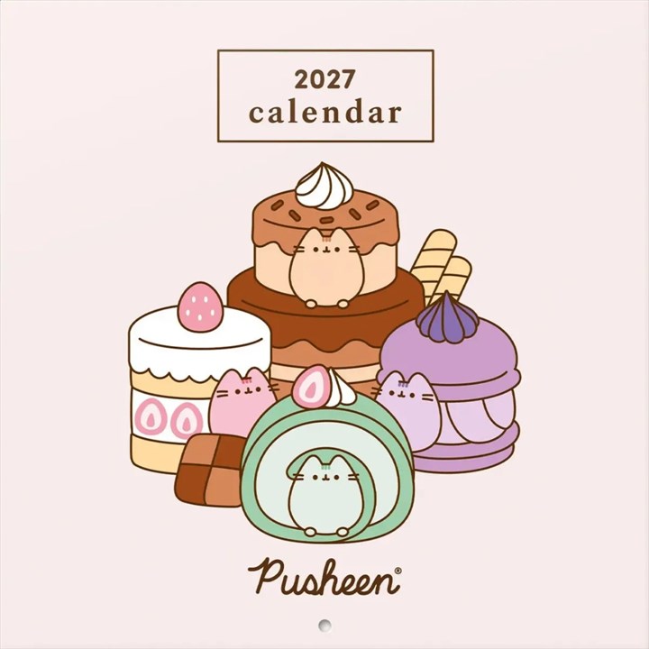 Pusheen Calendar 2027