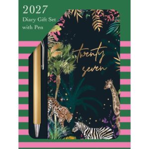 Safari Giftset with Pen Slim Diary 2027