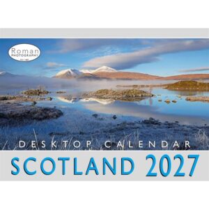 Scotland Easel Desk Calendar 2027