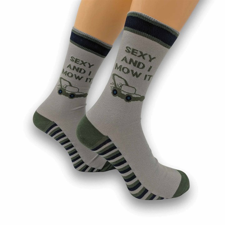 Sexy and I Mow It Socks - Size 7 - 11