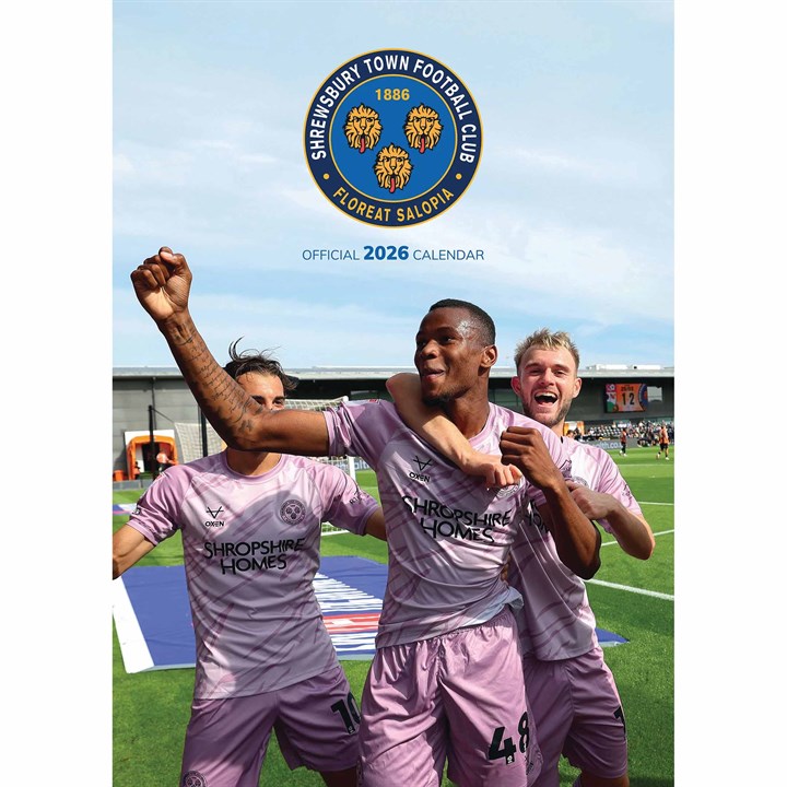 Shrewsbury Town FC A3 Calendar 2026