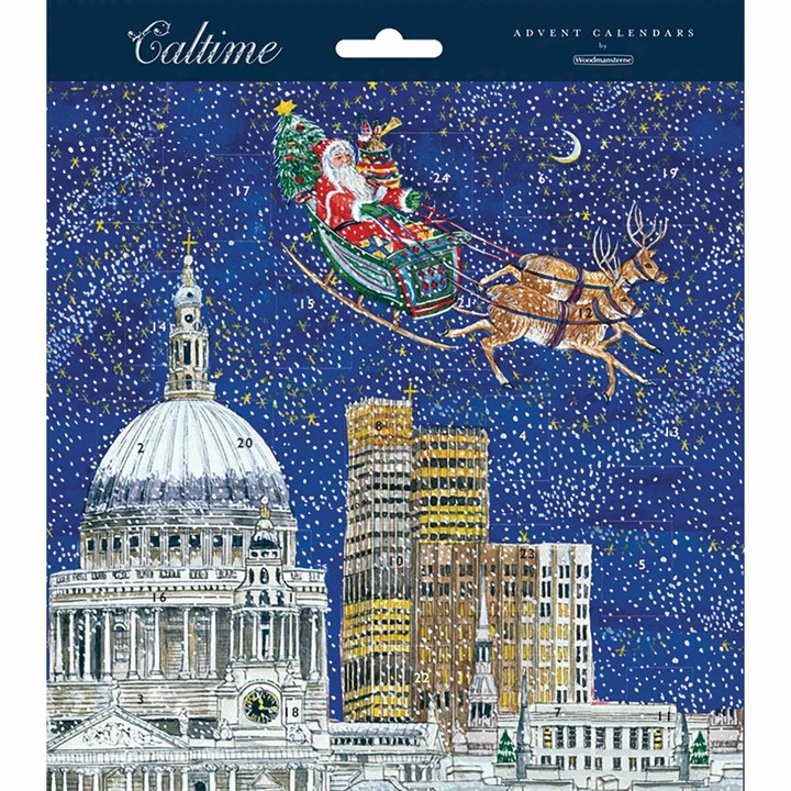 Skies Over London Midi Square Traditional Advent Calendar
