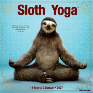 Sloth Yoga Calendar 2027