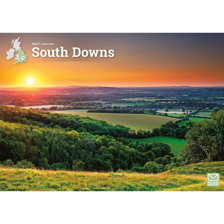 South Downs A4 Calendar 2027