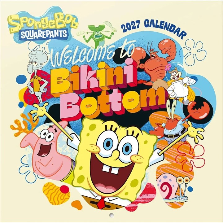 Spongebob Squarepants Calendar 2027