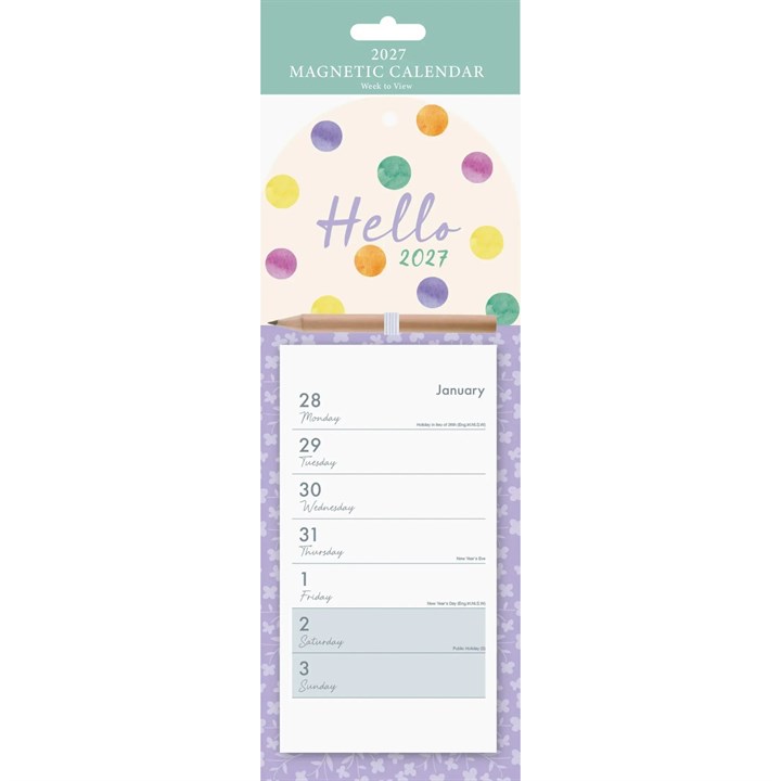 Spots Magnetic Calendar 2027