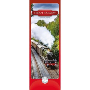Steam Railway Slim Calendar 2027