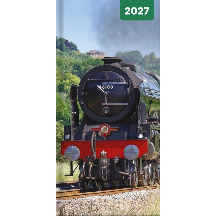 Steam Trains Slim Diary 2027