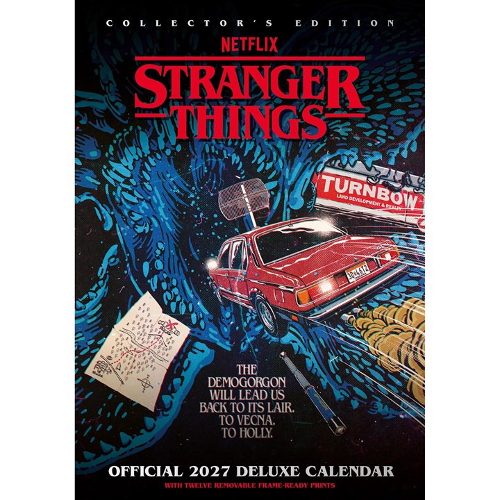 Stranger Things Collector's Edition A3 Calendar 2027