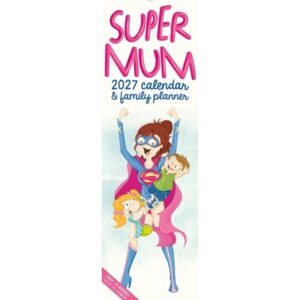 Super Mum Deluxe Slim Family Planner 2027