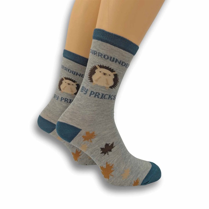 Surrounded By Pricks Socks - Size 4 - 8